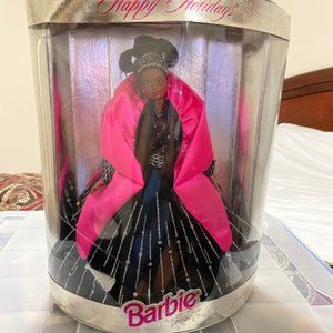 1998 Happy Holiday Barbie (African American) NRFB